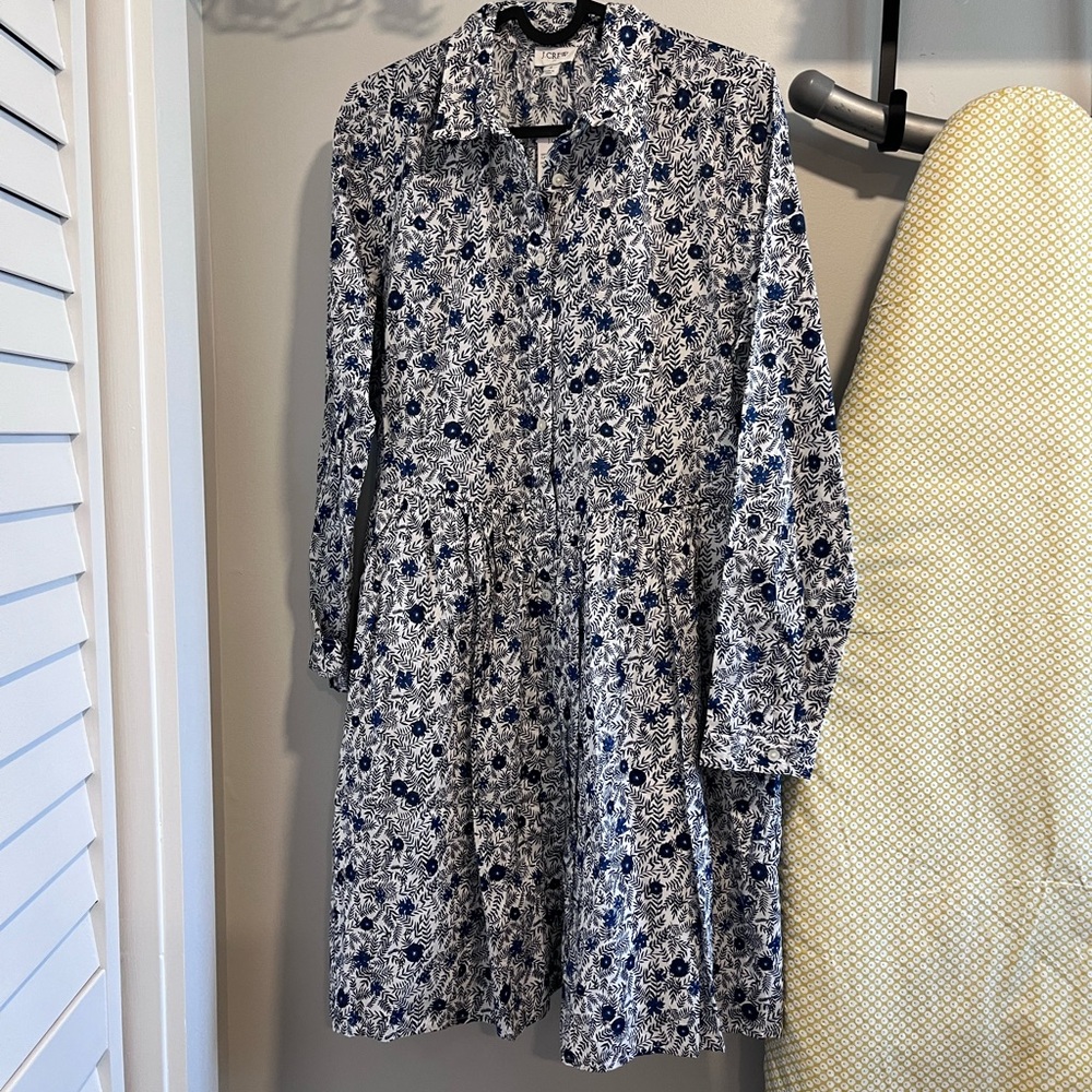 JCrew Factory Cotton poplin Dress